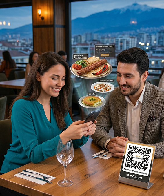 AR QR Menü Deneyimi